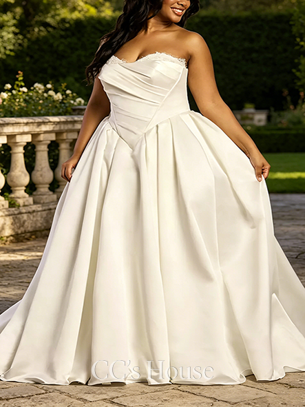 Charming Off-the-Shoulder Peekaboo Bodice Satin Ball Gown