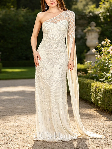 Regal Beaded Bridal Gown