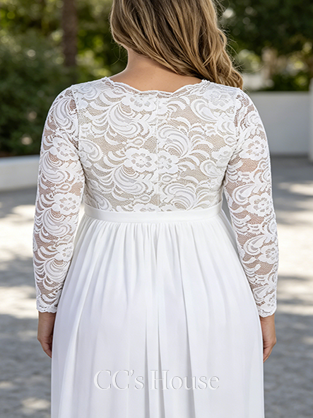 Graceful Everlasting Love Plus Size Wedding Dress