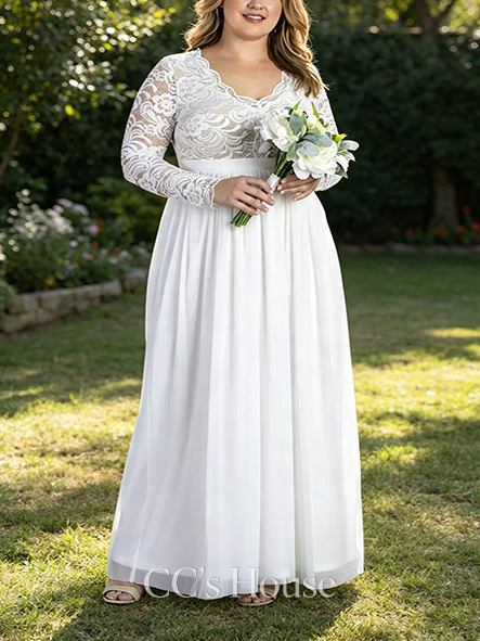 Graceful Everlasting Love Plus Size Wedding Dress