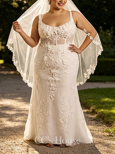 Botanical 3D Floral Illusion Corset Bodice Wedding Dress